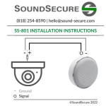 SOUNDSECURE MIC LEVEL CEILING MICROPHONE  SS-801