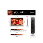 Sony  85" DIAGONAL CLASS X93L SERIES Smart TV XR85X93L