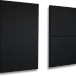 Horizon Black 24''X 4 Panels Per Box Black HOR2424B