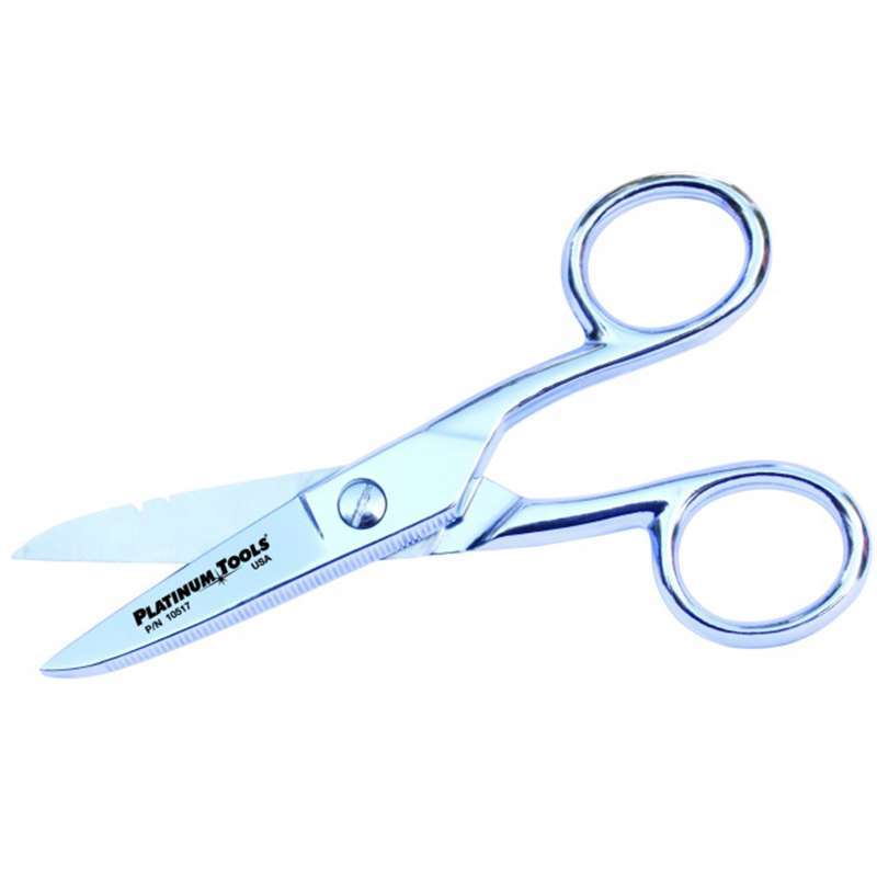 Platinum Tools Scissor-Run Electrician's Scissors 5" 10517C