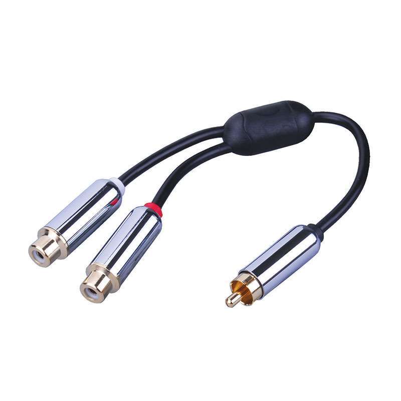 Vanco Premium RCA Metal "Y" Cable Adapter 110141X