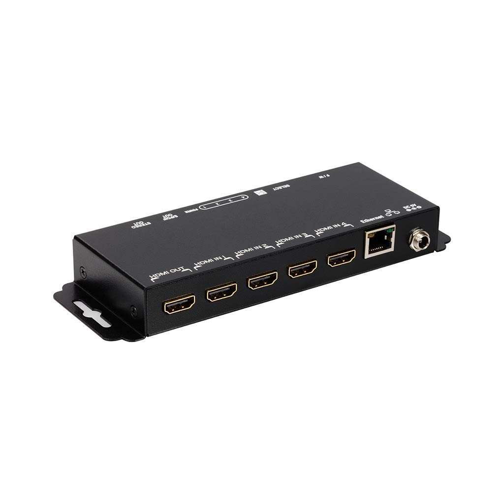 Karbon A/V HDMI 4x1 Switch with ARC Support and Multi Control