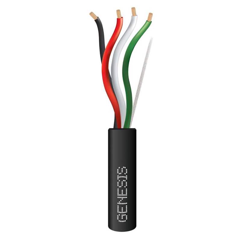Genesis 16/4 Stranded Riser Speaker Cable Black 500ft 52515508