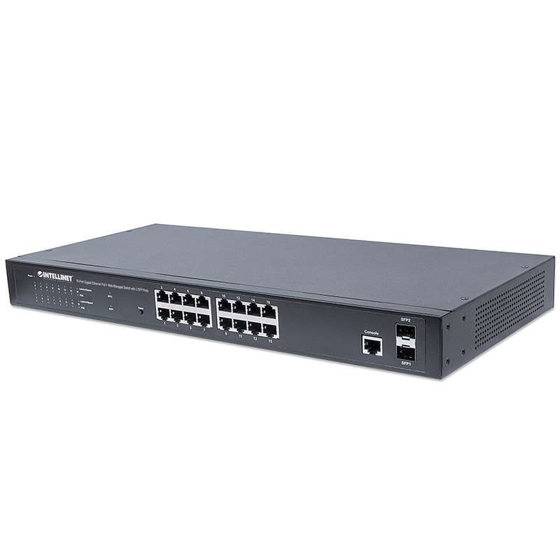 Intellinet Gigabit Ethernet PoE+Web Managed Switch 561341