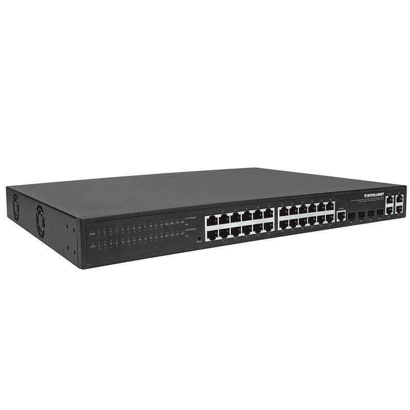 Intellinet 24-Port Gigabit Ethernet PoE 561426