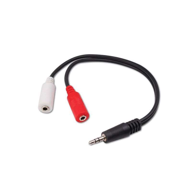 Vanco Stereo Plug- Stereo Jacks Y Adapter AC3STGX