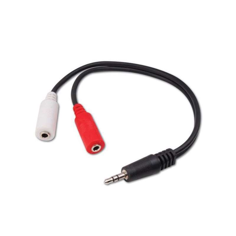 Vanco Stereo Plug- Stereo Jacks Y Adapter AC3STX
