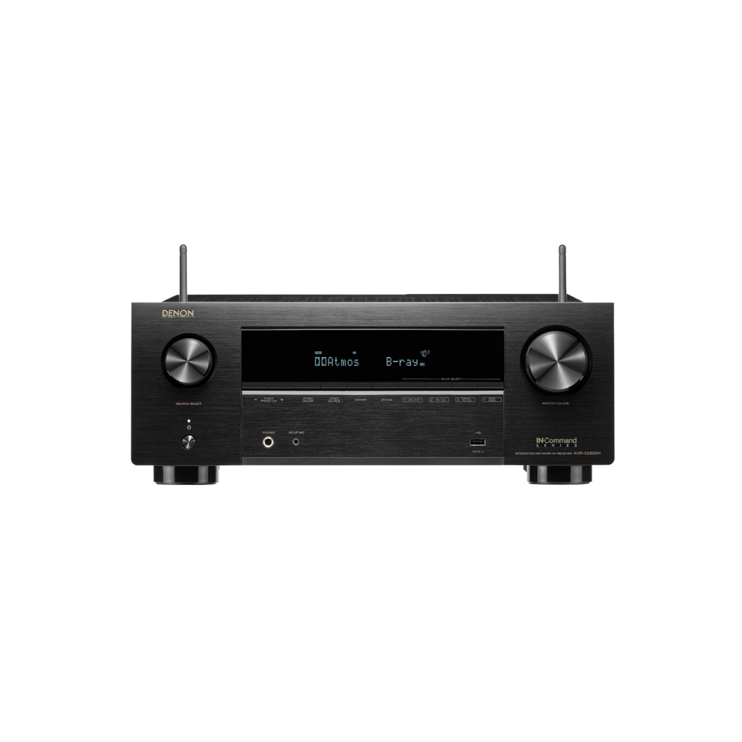 Denon 7.2 Ch. 95W 8K AV Receiver with HEOS® Built-in AVR-X2800H