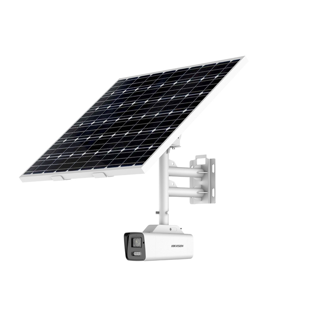 Hikvision 4K ColorVu Fixed Bullet Solar Power IP Camera Kit DS-2XS6A87G1-L/C32S80 No Battery