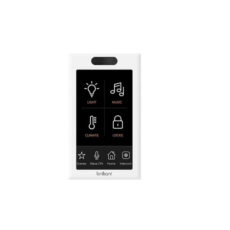 Brilliant Smart Home Single Switch BHA120US-WH1