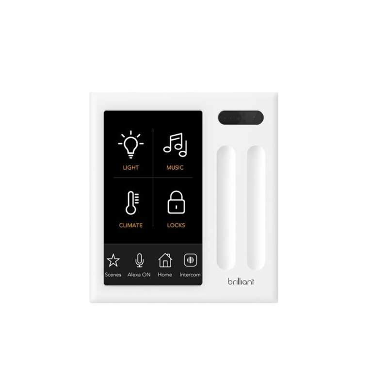 Brilliant Smart Home Double Switch BHA120US-WH2
