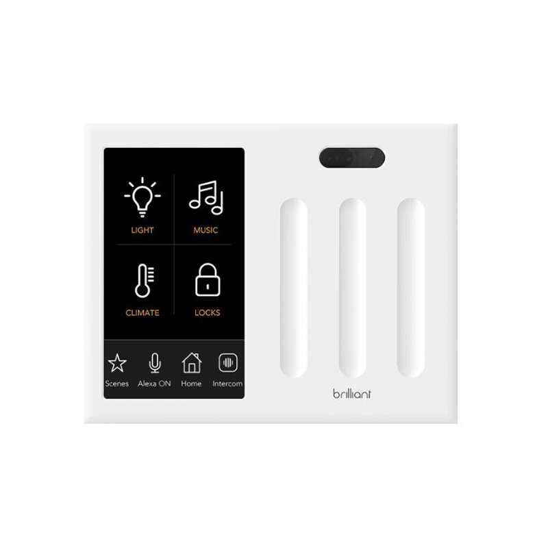 Brilliant Smart Home Control 3-Switch BHA120US-WH3