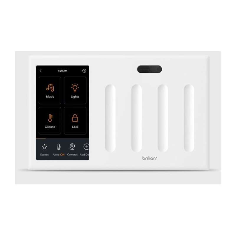 Brilliant Smart Home Quad Switch BHA120US-WH4
