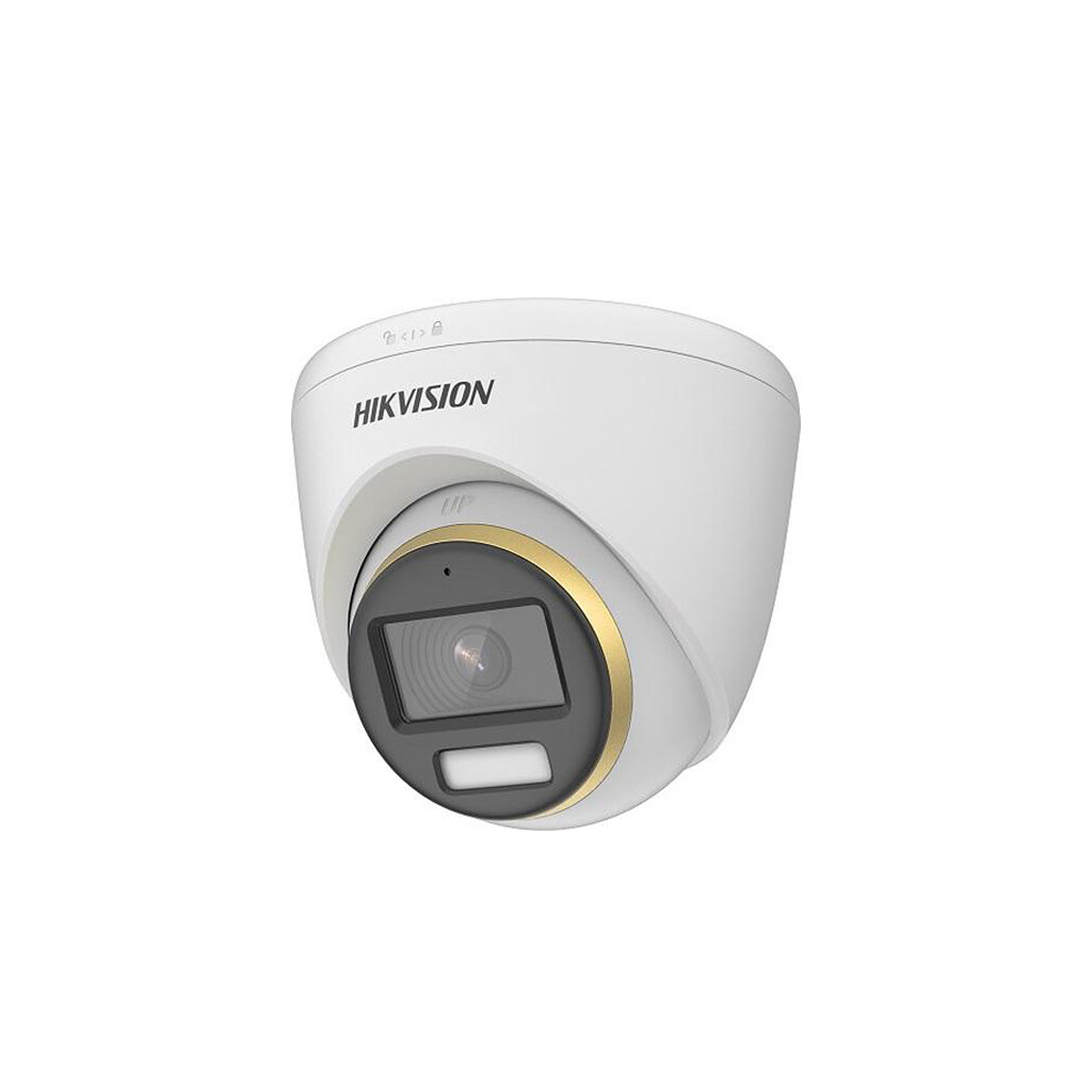 Hikvision  2MP ColorVu Audio Fixed Turret Camera DS-2CE72DF3T-FS  2.8MM