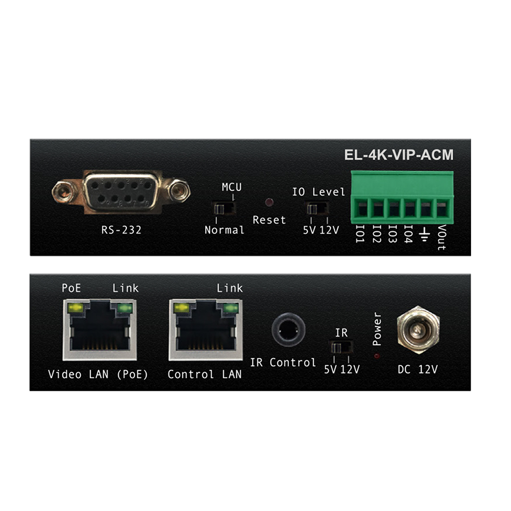 ELAN 4K UHD Video Over IP Advanced Control Module EL-4K-VIP-ACM