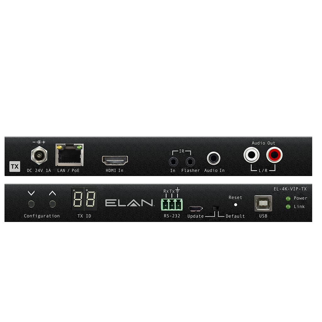 ELAN 4K UHD Video Over IP Transmitter EL-4K-VIP-TX