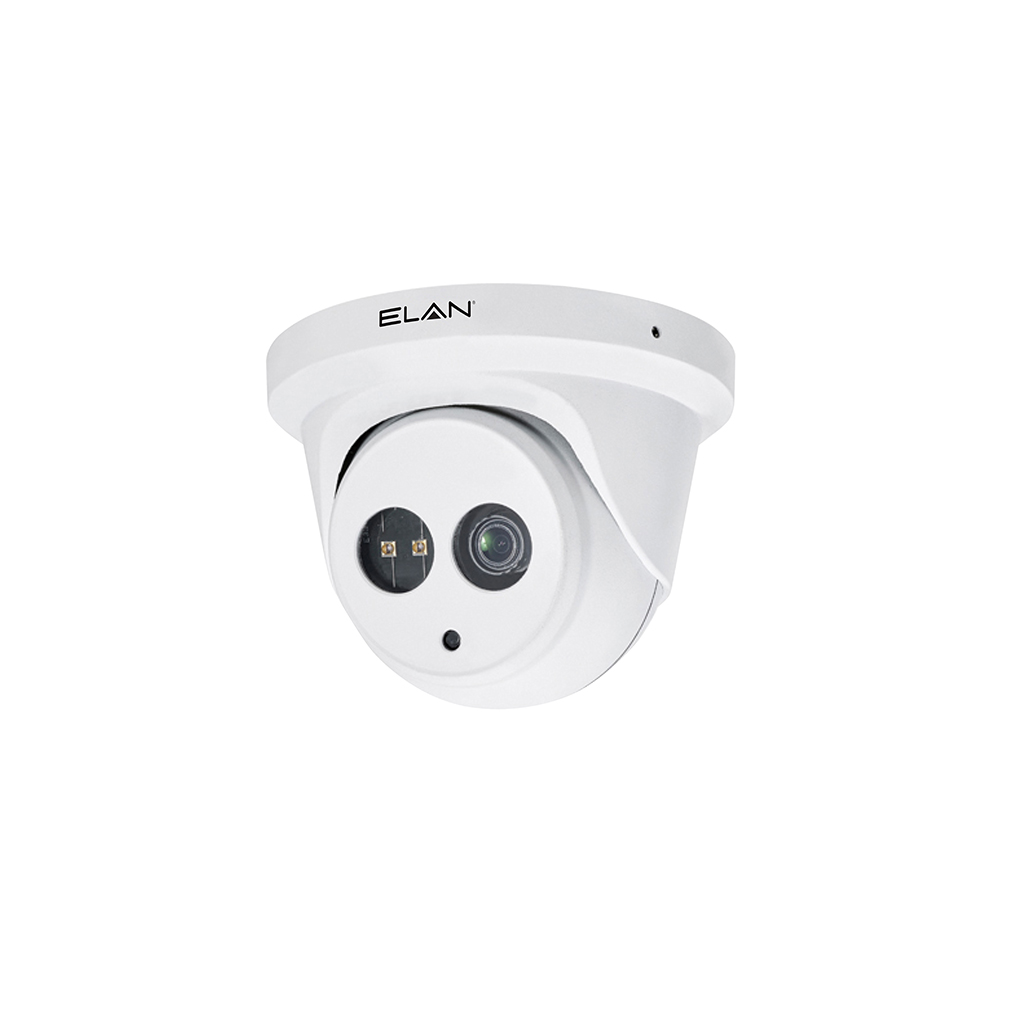 ELAN IP Fixed Lens 2MP Outdoor Turret Camera with IR White EL-IP-OTF2-WH