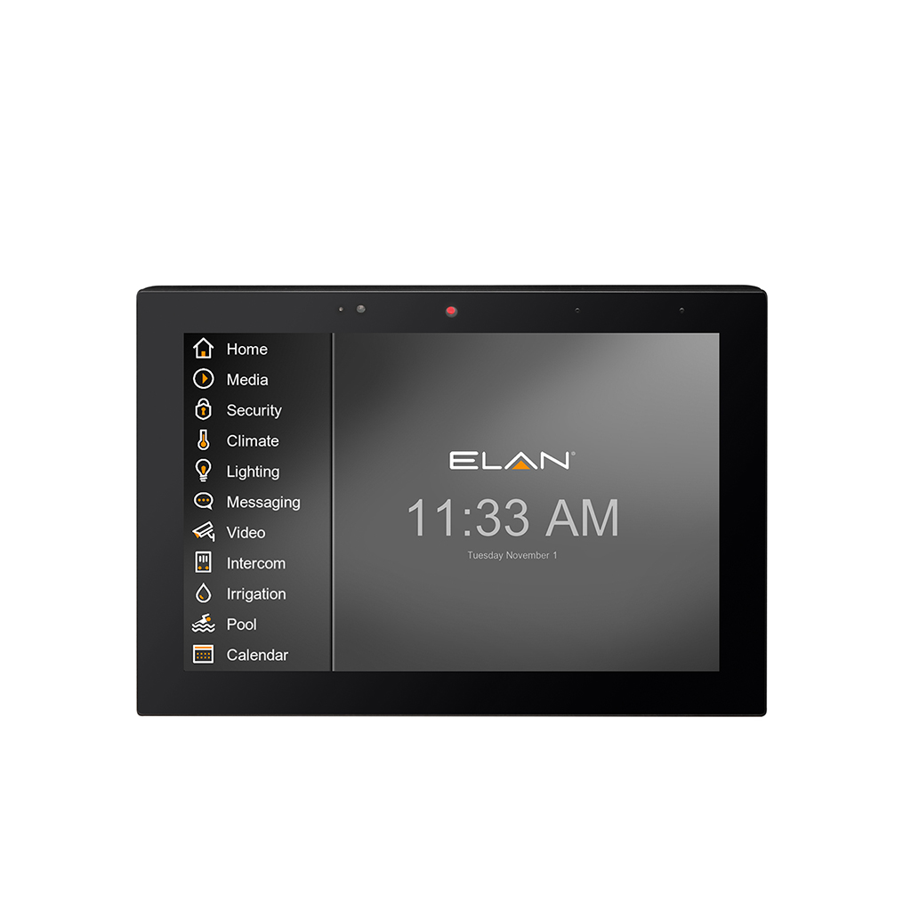 ELAN 8" Intelligent Touch Panel Black EL-ITP-8-BK