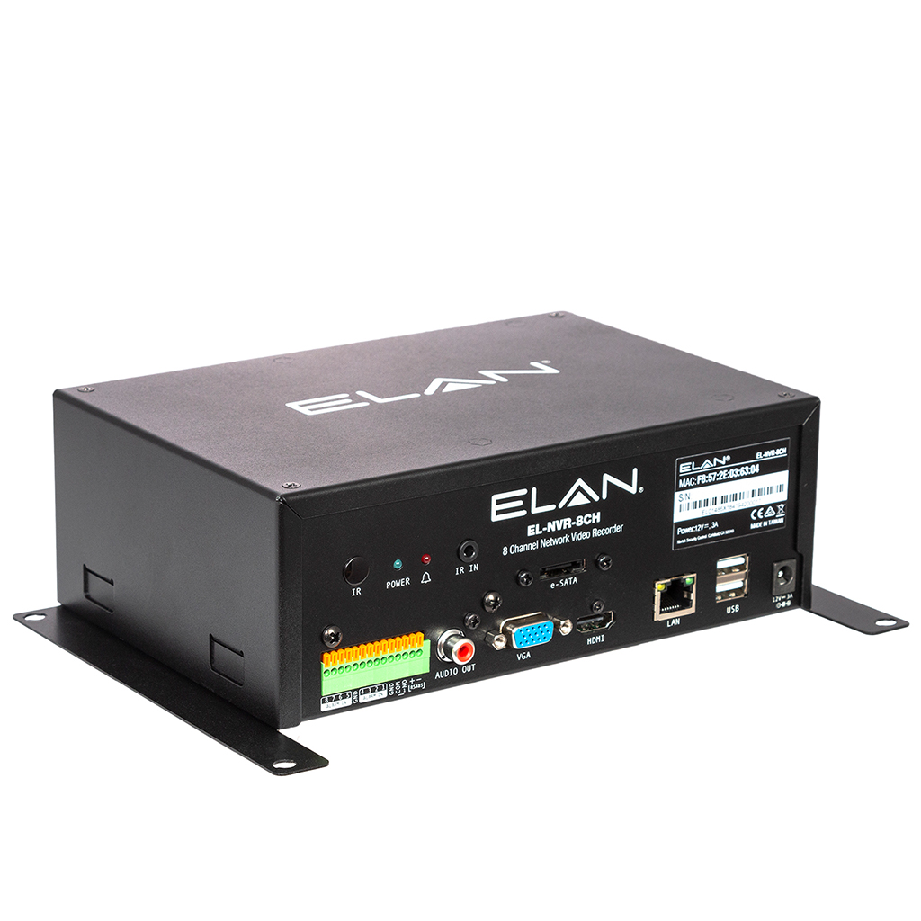 ELAN Surveillance 8 Channel Network Video Recorder NVR 1TB EL-NVR-8CH