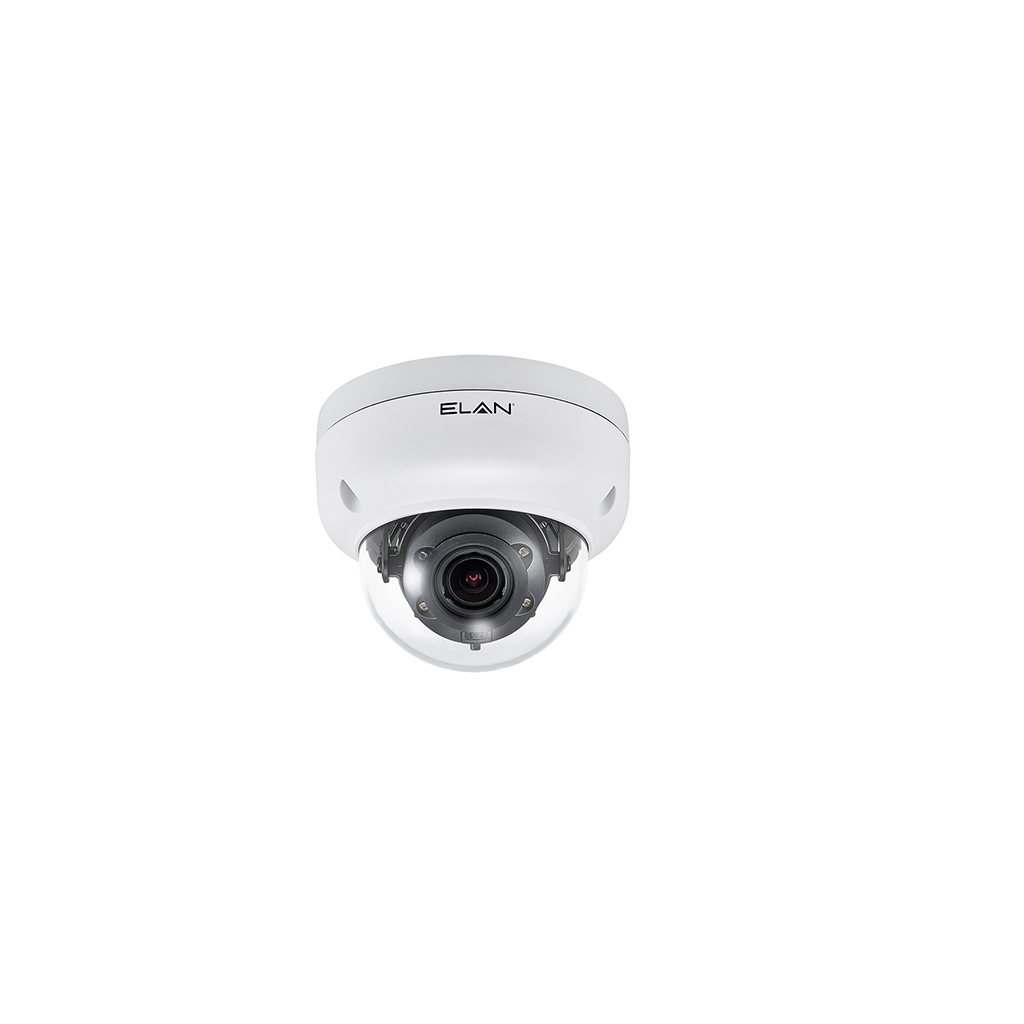 Elan IP Varifocal Lens 2MP Indoor Dome Camera with IR White EL-IP-IDV2-WH