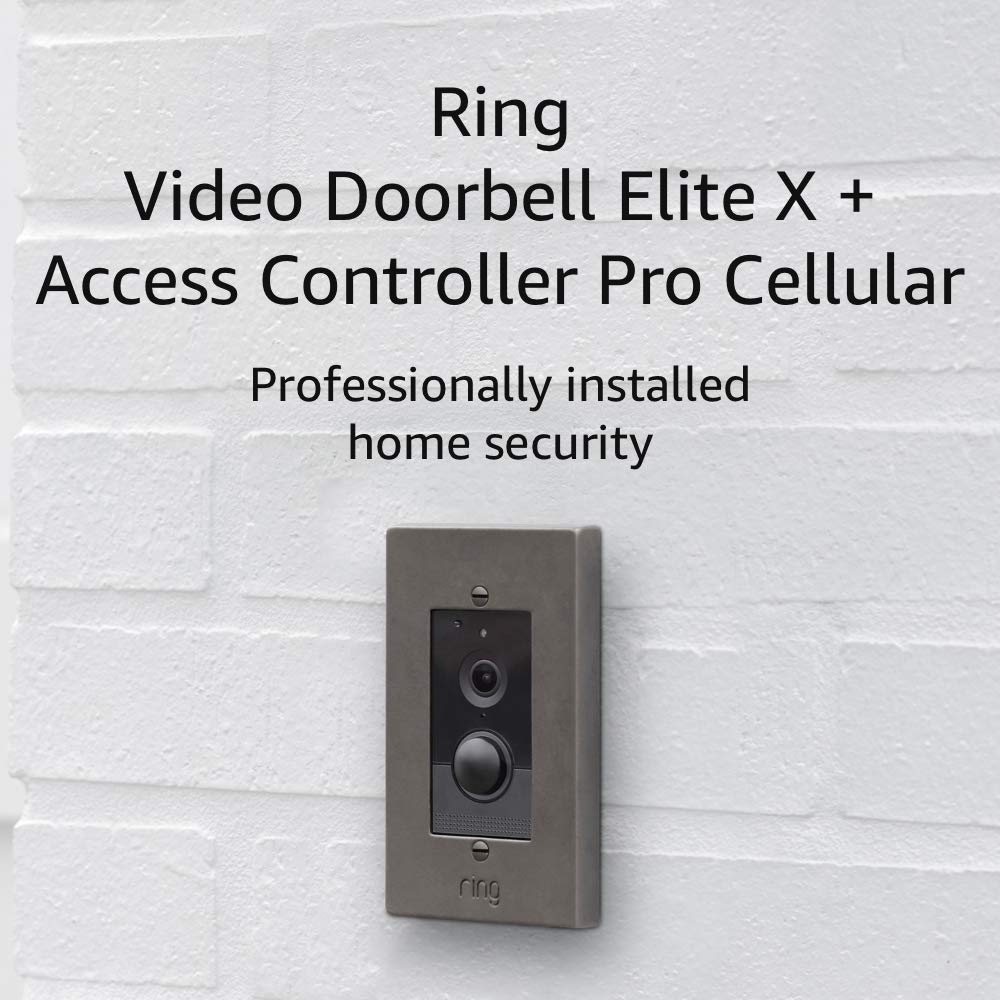 Ring Video Doorbell Elite X with Access Controller Pro Cellular B082QKQCYM