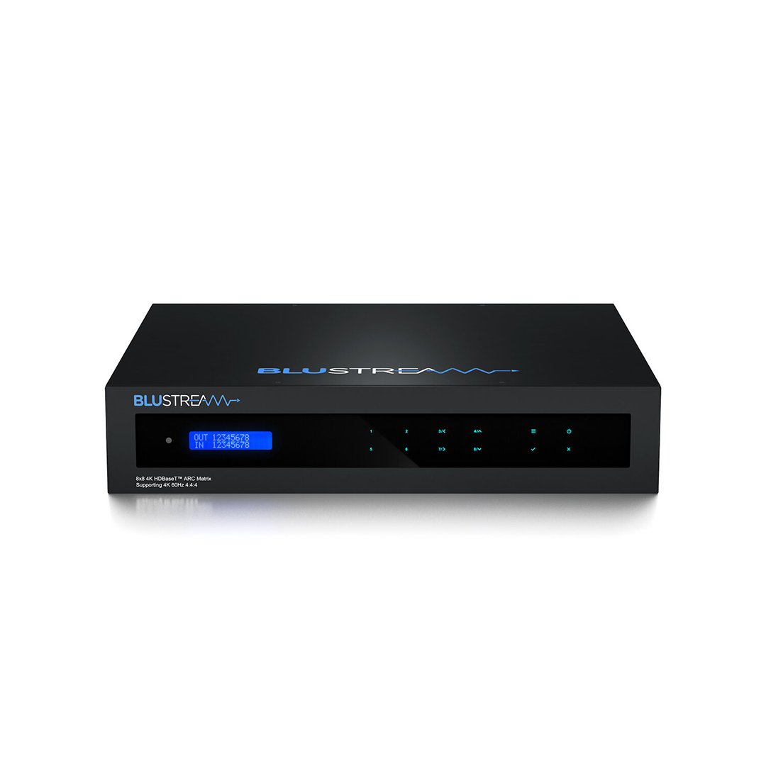 BLUSTREAM 8X8 HDBASET MATRIX KIT 70M W/ARC HMXL88ARC