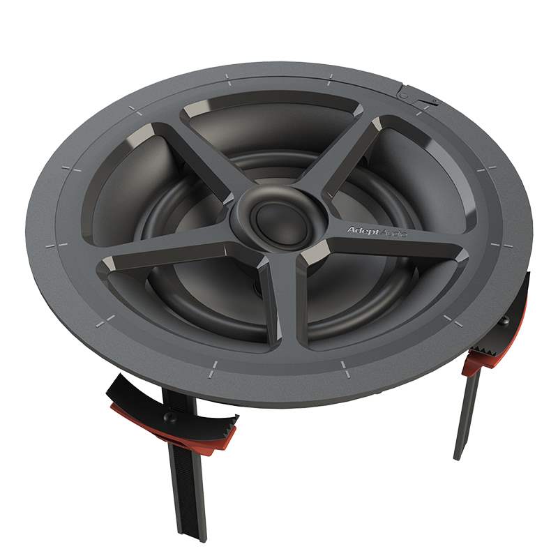 Adept Audio 8" 2-Way Down-Firing Ceiling Speakers IC82