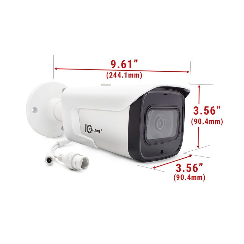 IC REALTIME 4MP Indoor-Outdoor Bullet IP Camera IPEG-B40F-IRW1