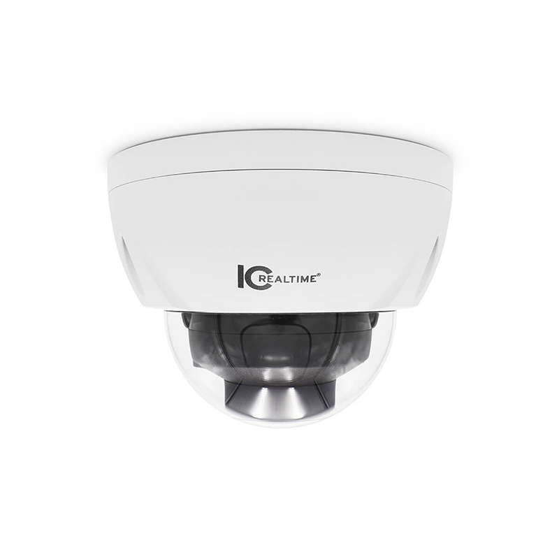 IC RealTime 4MP IP Indoor-Outdoor Dome IP Camera IPEL-D40V-IRW1-AI