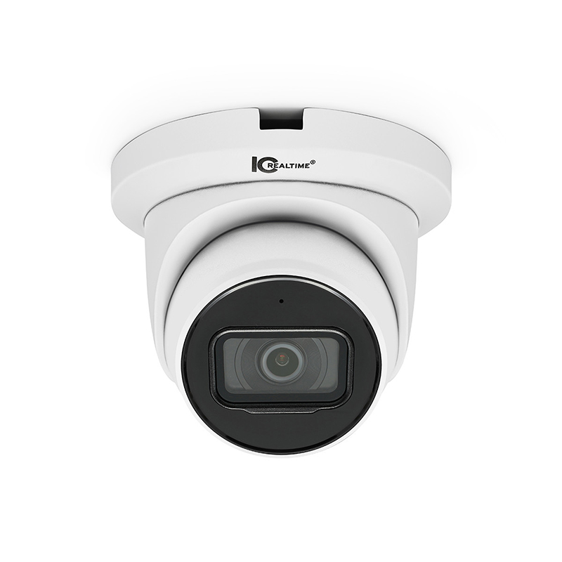 IC REALTIME 8MP OUTDOOR-INDOOR IP Turret CAMERA IPEL-E80F-IRW2