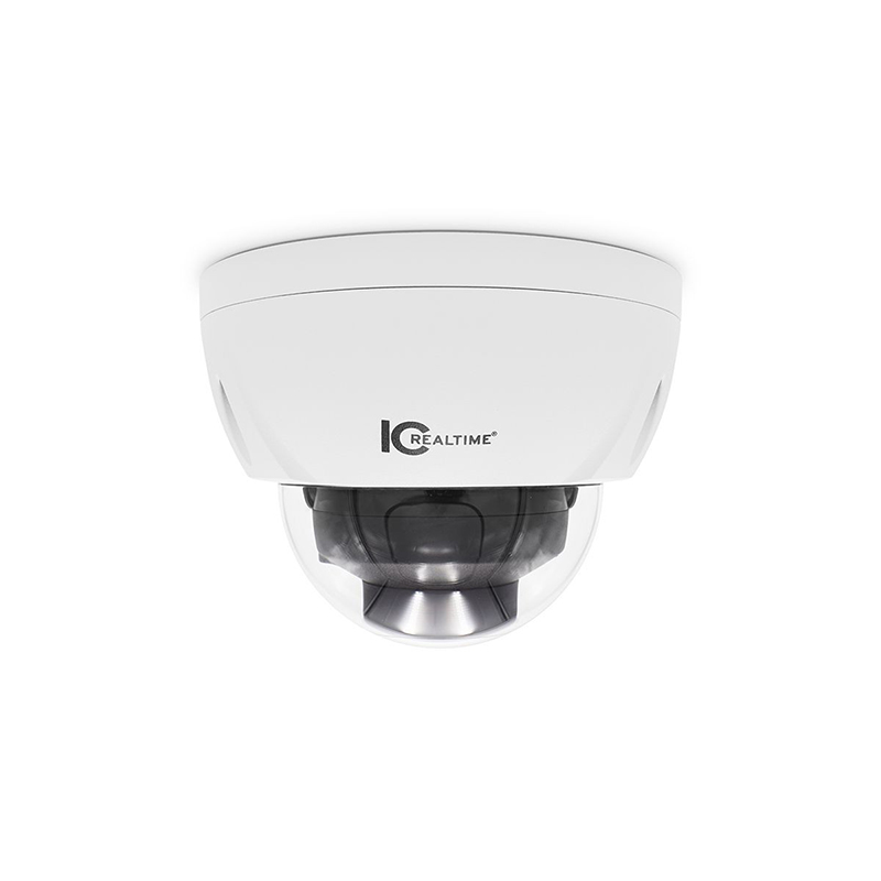 IC REALTIME  4MP Indoor-Outdoor Vandal IP Dome Camera  IPFX-D40V-IRW2