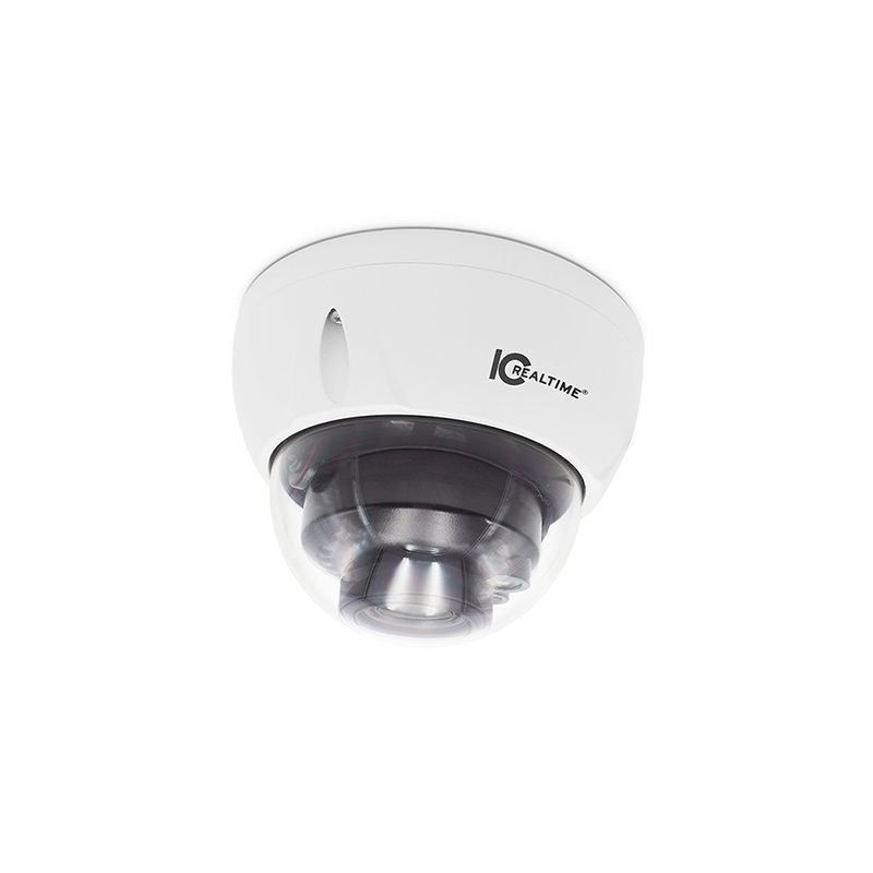 IC REALTIME  4MP Indoor-Outdoor Vandal IP Dome Camera  IPFX-D40V-IRW2