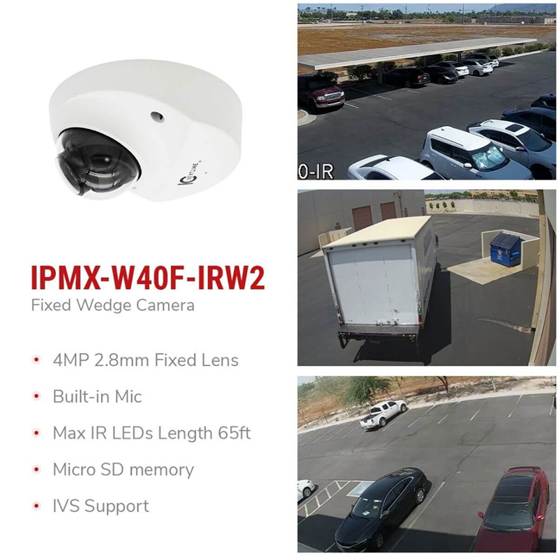 IC REALTIME 4MP Indoor-Outdoor  Dome IP Camera IPMX-W40F-IRW2