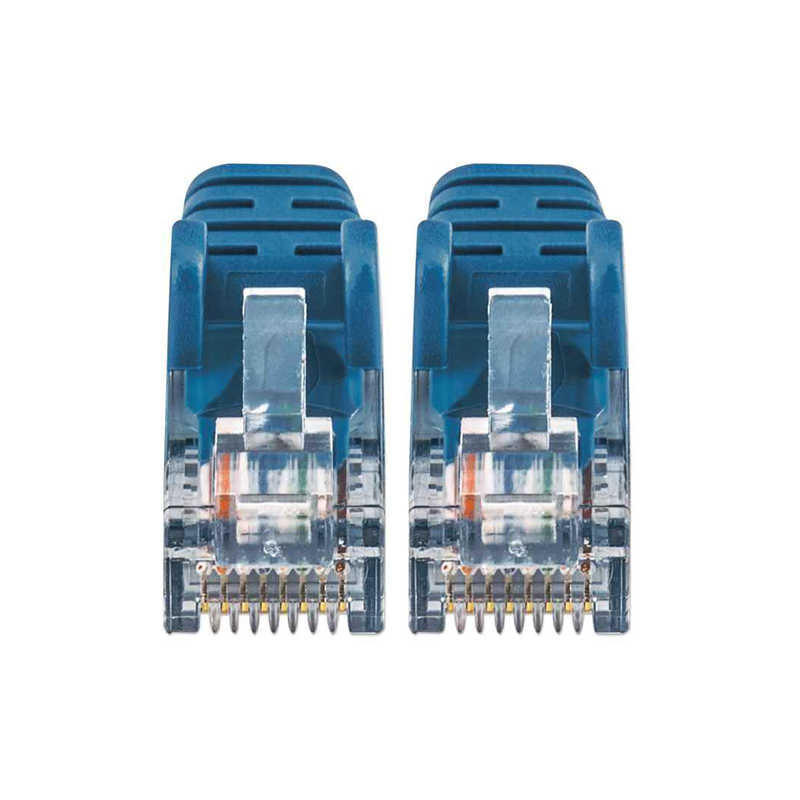 Intellinet Cat6 Slim Network Patch Cable 1.5FT Blue 742139