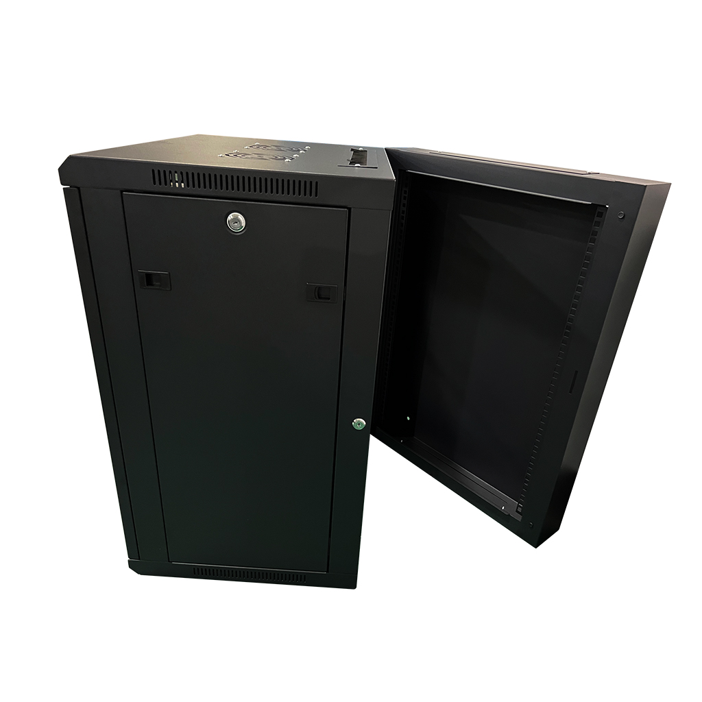 Karbon A/V 15U Welded Wall Cabinet with Rear Swing K3308