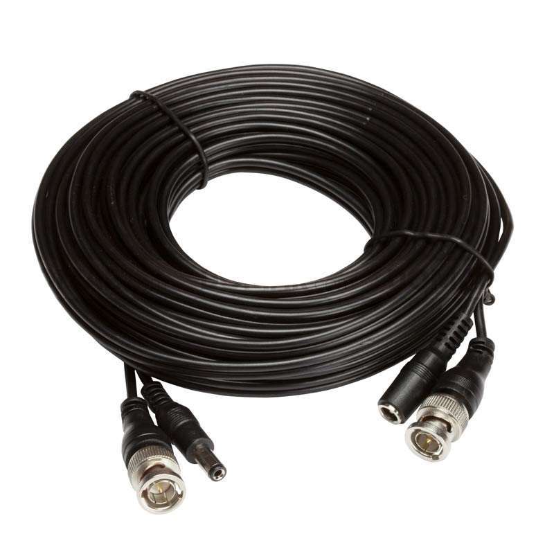 Karbon Vision K6232 CCTV BNC+Power Wire Siamese Cable - 75'