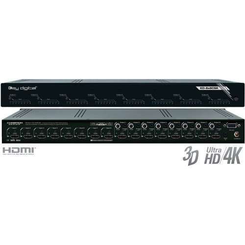 Key Digital HDMI Matrix Switchers 8x8 KD-8x8CSK