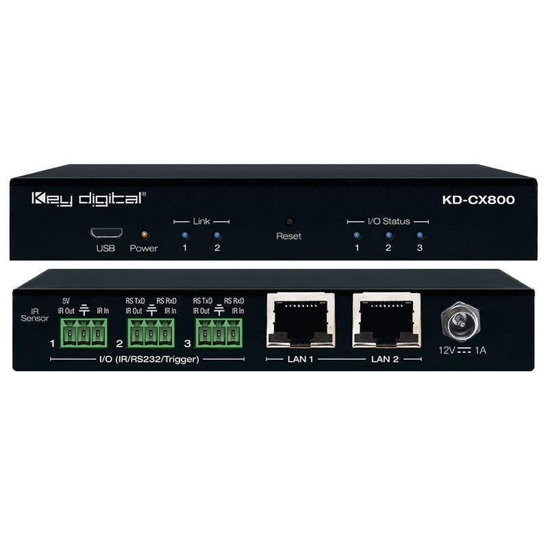 Key Digital HDMI Over CAT5e/6 HDBaseT Extender Transmitter and Receiver Kit KD-X222PO