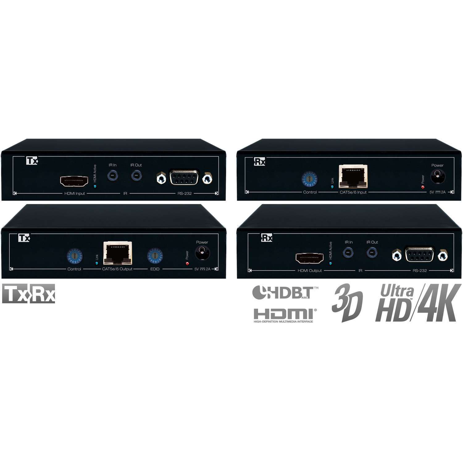 Key Digital HDBaseT/HDMI Extenders KD-X400ProK