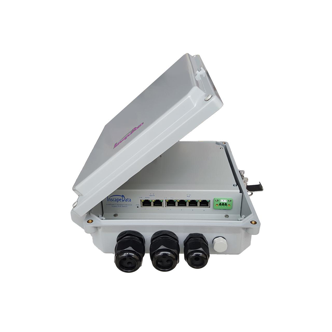 Inscape Data LinkPowerTM Outdoor 6-Port Gigabit PoE Switch LPS840AT-T1