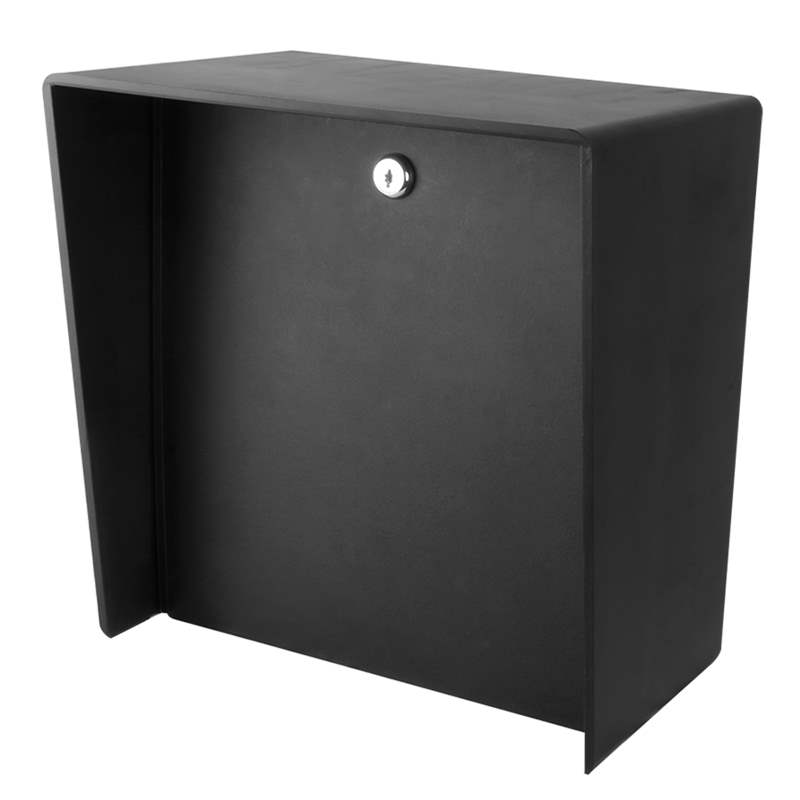 Pedestal Pro 10" Square Polycarbonate Housing MC-PC-10-E-BLK