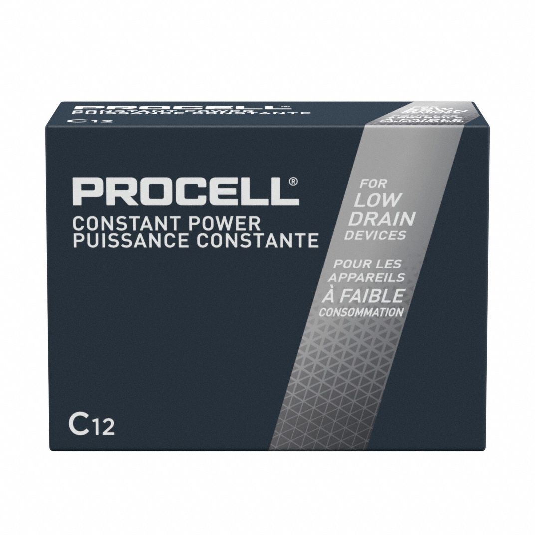 Procell C Alkaline Battery (12 PK) 1.5V DC PC1400