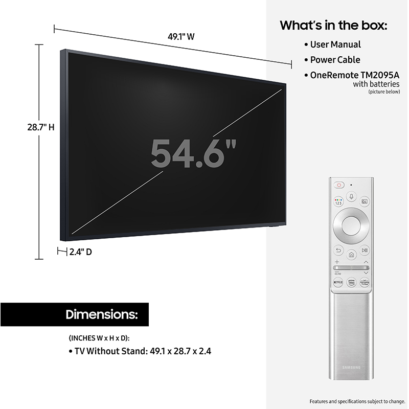 Samsung 55" The Terrace 4K Smart TV QN55LST7TAFXZA