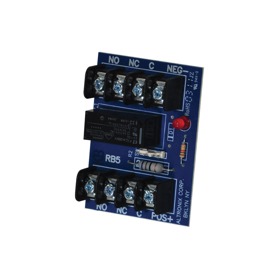 Altronix Relay Module 6/12VDC DPDT Contacts @ 5A 220VAC/28VDC RB5