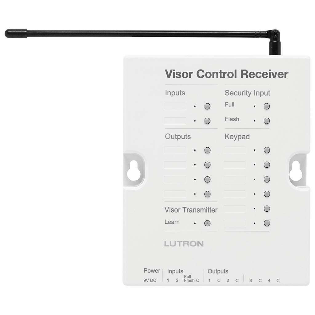 Lutron RadioRA 2 Visor Control RR-VCRX-WH