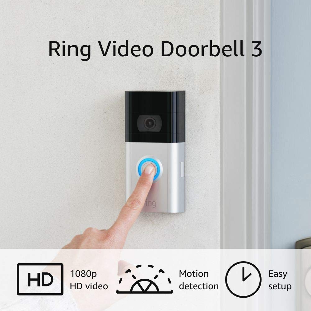Ring Video Doorbell 3 Battery B0849J7W5X