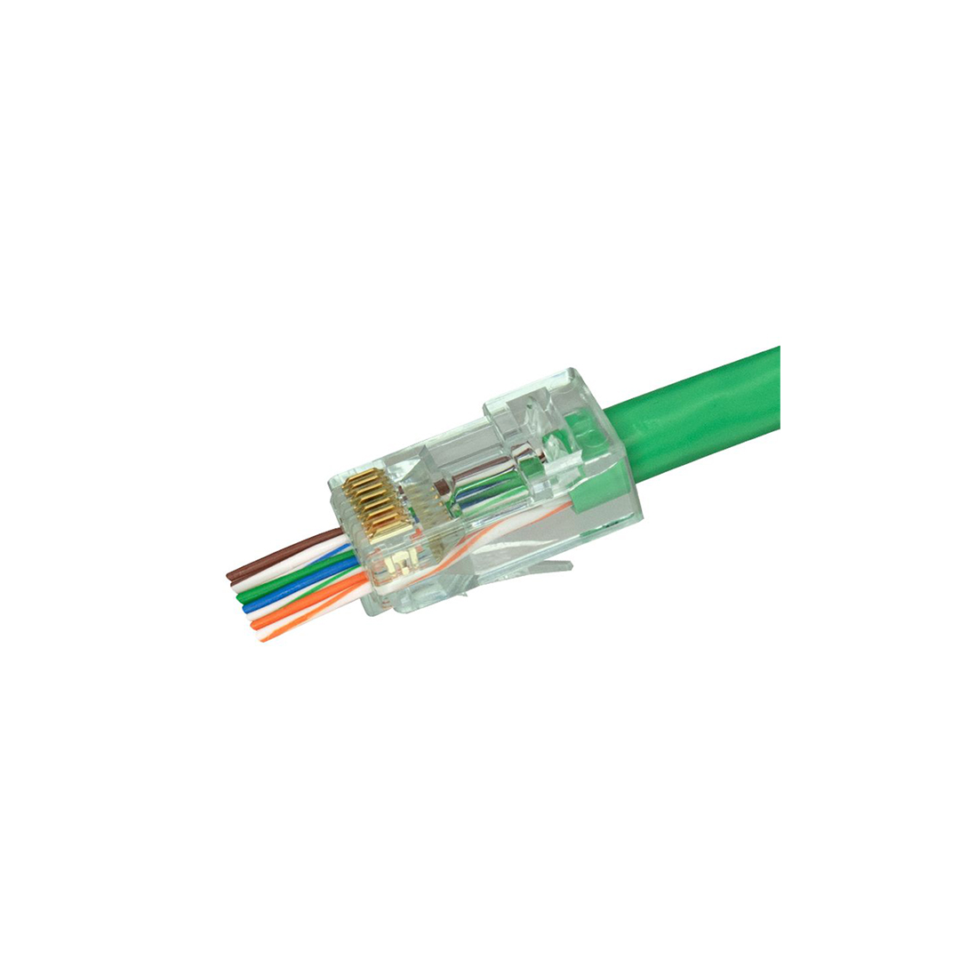 Simply 45 Cat6 Unshielded – Pass-Through RJ45 – 50pc Clamshell S45-1601