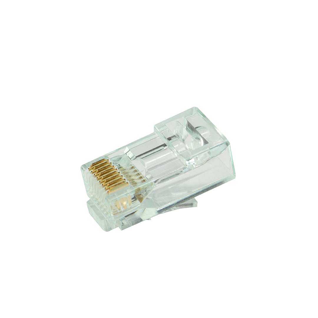 Simply 45 ProSeries Cat6/6a STP Shielded External Ground – Pass-Through RJ45 S45-1750P