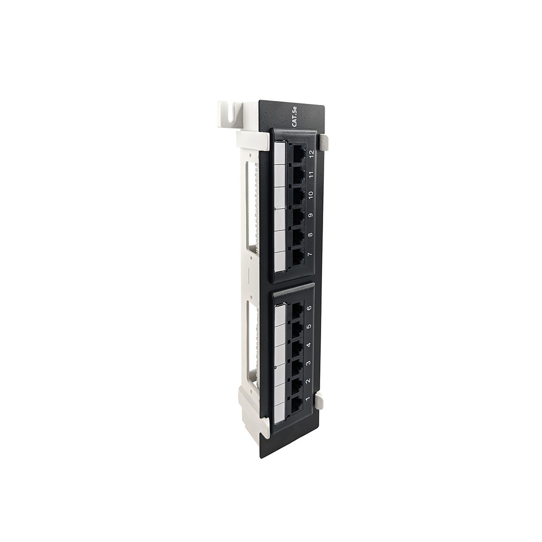 Simply 45 12-Port Wall Mount Cat5e UTP Patch Panel S45-2512