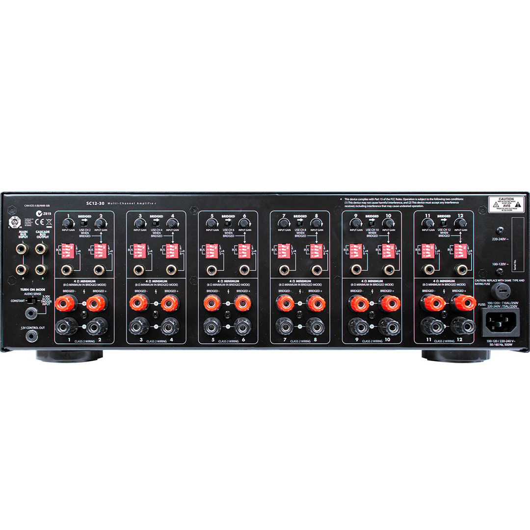 SpeakerCraft Twelve Channel  Fully Configurable Power Amplifier  Multivoltage  SC12-30